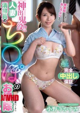Mosaic VEMA-256 Appearing Out Of Nowhere!! Housewife Cleaning Lady Kasumi Onodera Cleans Dicks